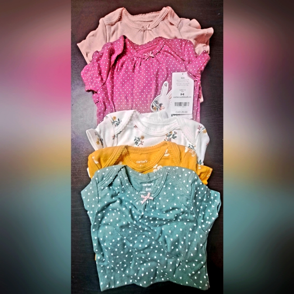 CARTERS 11 pieces Bundle - clothing for baby girl - 6 month old